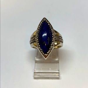 Carolyn Pollack Sterling Silver and Lapis Lazuli Ring